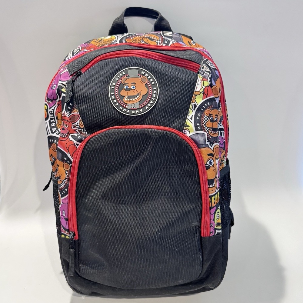 Five Nights At Freddy's All Over Character Print Backpack Book Bag 2017 - READ